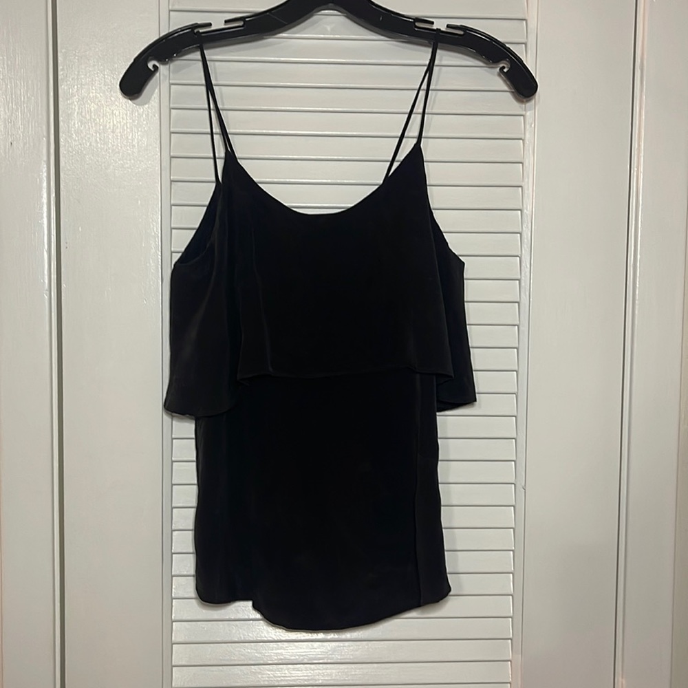 Ramy Beca Silk Cami Top black Size S